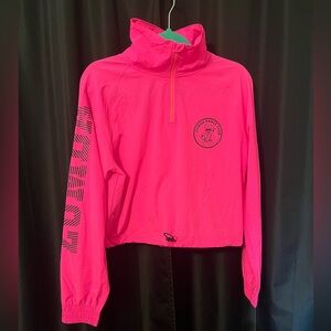 New ZUMBA long sleeve crop top. Hot pink! Size M.